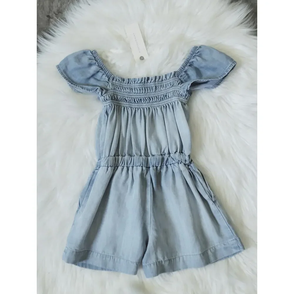 NWT Cloth & Stone Sweet Chambray Romper - 2T